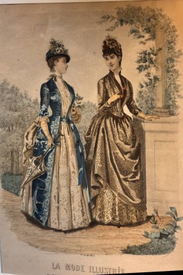 Auktion 367<br>Modestich um 1860, in PP,  ca. 40x29 cm [1]