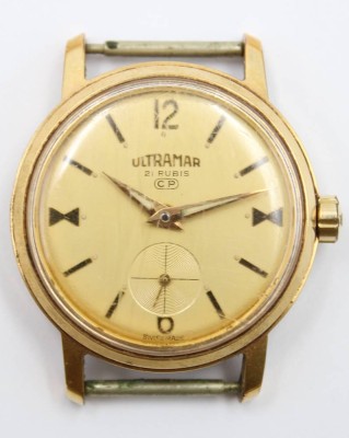 Auktion 367<br>Vintage-Armbanduhr, Ultramar, Handaufzug, Werk läuft, ca. D-3,2cm [1]
