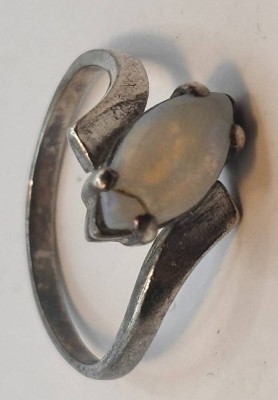 Auktion 367<br>Silberring-925- mit Opal, RG 54, 3,2 gr [1]
