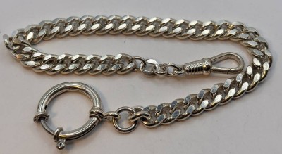 Auktion 367<br>massive, schwere Silber-925- Uhrenkette, L-25 cm, 40,4 gr. [1]