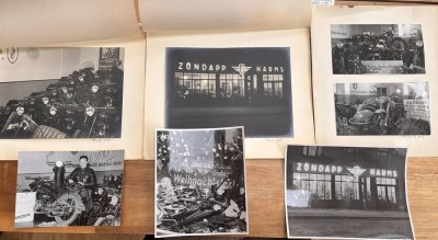 Auktion 367<br>6x verschieden grosse Werbefotos für Zündapp, ab 1950-1958, einige signiert 