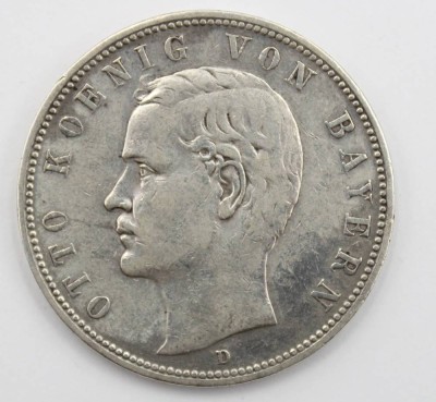 Auktion 368<br>5 Mark 1903  Deutsches Reich, Otto, König von Baden [1]