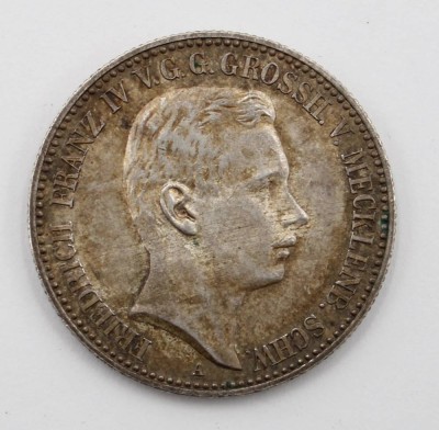 Auktion 368<br>2 Mark 1901, Friedrich Franz IV, Mecklenburg [1]