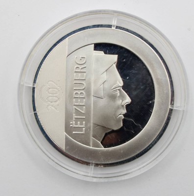 Auktion 368<br>Luxemburger 25-Euro-Silber-Gedenkmünze zum 50-jährigen Jubiläum des Europäischen Gerichtshofs. 2002, Stempelglanz gekapselt [1]