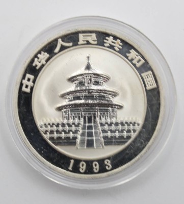 Auktion 368<br>China Panda Silbermünze 1993 - 1 Unze, gekapselt [1]