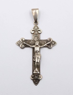 Auktion 368<br>925er Silber-Kreuzanhänger, 6,7gr., L-6cm [1]