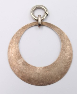 Auktion 368<br>gr. Anhänger, 925er Silber, Ring nur versilbert. ca. L-8cm [1]