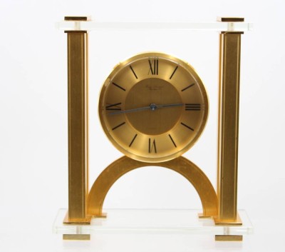 Auktion 368<br>Hour Lavigne Tischuhr, Batteriewerk, Funktion nicht geprüft, ca. H-26cm B-23cm [1]