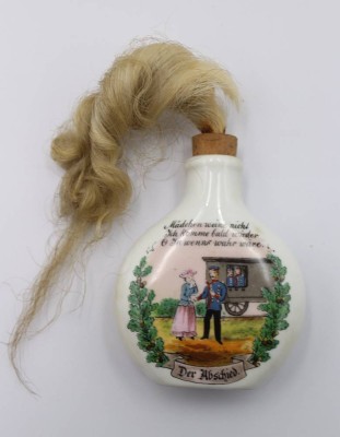 Auktion 368<br>Reservistenflasche für Snupftabak, älter, ca. H-9cm [1]