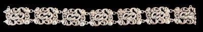 Auktion 368<br>Silberarmband-800., L-ca. 19,5 cm, ca. 36 gr. [1]