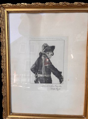 Auktion 368<br>Adolph von Menzel (Breslau 1815-1905 Berlin) Bildnis Friedrich des Großen, Heliogravure, in der Platte bezeichnet und signiert 