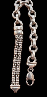 Auktion 368<br>Silber-925- Armband, L-21 cm, 28 gr [1]