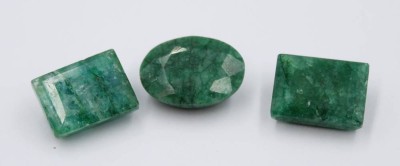 Auktion 368<br>3x natürliches Smaragde, ca. 39,9ct [1]