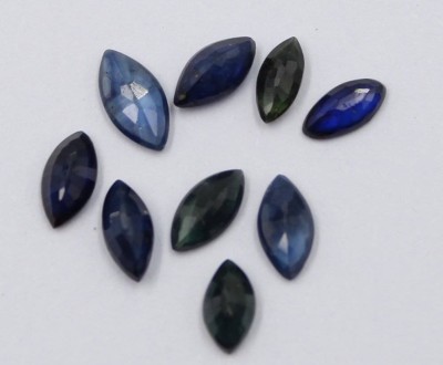 Auktion 368<br>Konvolut div. Saphire, zus. ca. 4ct [1]