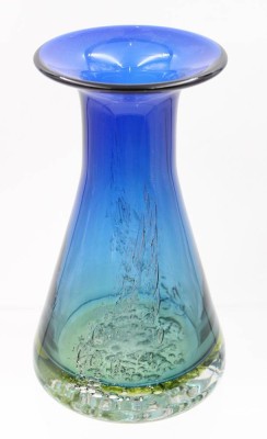 Auktion 368<br>Design Vase mit Blasen von Heinrich Löffelhard, Schott Zwiesel, 60/70er Jahre, ca. H-26,8cm [1]