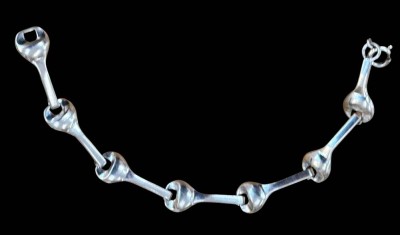 Auktion 368<br>Armband, Silber, ungemarkt, L. 17,5cm, 14,2 gr. [1]