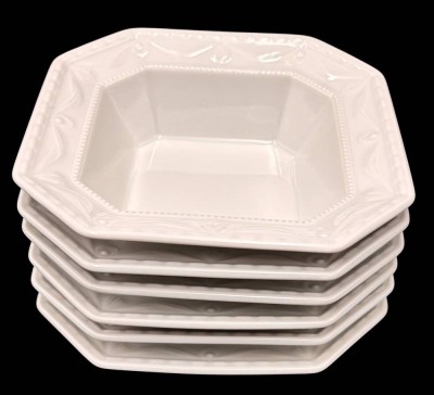 Auktion 368<br>6x rechteckige Beilagen-Schälchen  