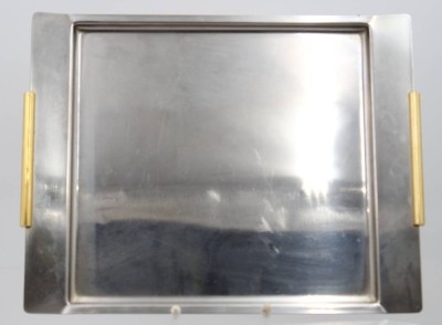 Auktion 368<br>gr. Tablett, ungemarkt, ca. 35 x 27cm [1]