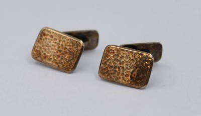 Auktion 368<br>Paar 835er Silber-Manschettenknöpfe, 11gr., 2 x 1,4cm [1]