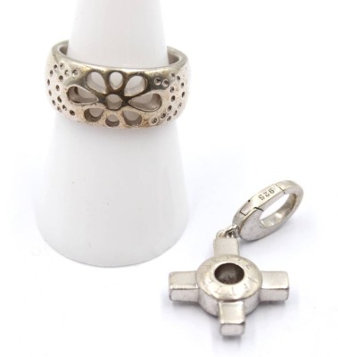 Auktion 368<br>Ring und Anhänger, Jette Joop, 925er Silber, zus. 16,8gr., RG 55, Anh. L-3cm [1]