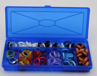 Auktion 368<br>Box mit div. Kunststoffringen [1]