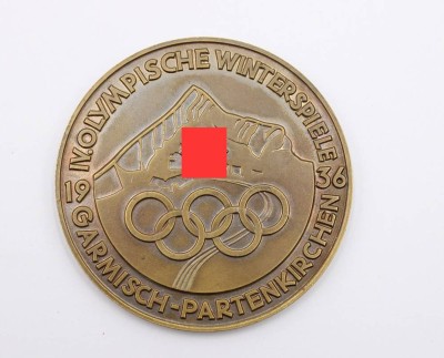 Auktion 368<br>IV. Olympischen Winterspiele 1936 in Garmisch-Partenkirchen, D-6cm [1]