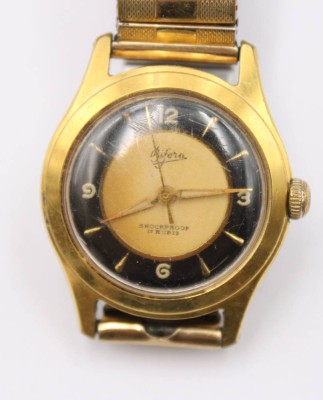 Auktion 368<br>Vintage-Armbanduhr, Bifora, handaufzug, Tragespuren, D-3cm [1]