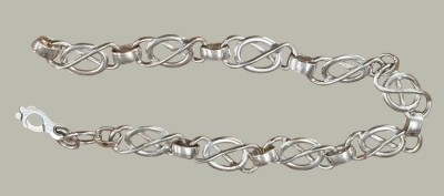 Auktion 368<br>Silberarmband-835-, L-18 cm, 12,8 gr [1]