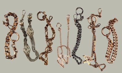 Auktion 368<br>7x div. Uhrenketten, [1]