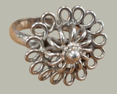 Auktion 368<br>Silberring-925-, RG 51, 6,2 gr. [1]