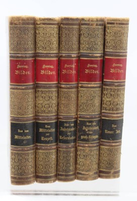 Auktion 368<br>Bilder aus der deutschen Vergangenheit von Gustav Freytag, 1880, 4 Bände [1]