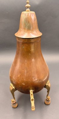 Auktion 369<br>Dröppelminna/Kranenkanne, Kupfer/Messing, um 1780, H-43 cm [1]