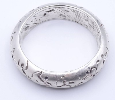 Auktion 369<br>Armreif, signiert JS, Sterling Silber D-6,5 (Innen), 40  gr [1]