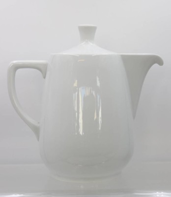 Auktion 369<br>gr. Kaffeekanne, Melitta, Weißporzellan, ca. H-25,5cm [1]