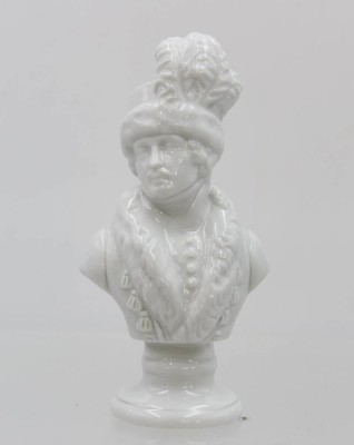 Auktion 369<br>kll. Büste, Rudolf Kämmer, Weißporzellan, ca. H-10cm [1]