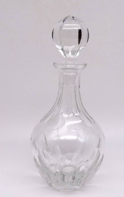 Auktion 369<br>Schwere Bleikristall Karaffe mit Zapfen H- 29 cm D 12 cm [1]