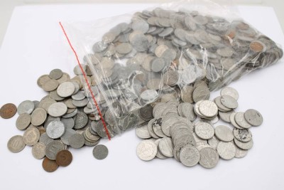 Auktion 369<br>gr. Konvolut Pfennige, Deutsches Reich, viel Alu, ca. 1,75 Kg [1]