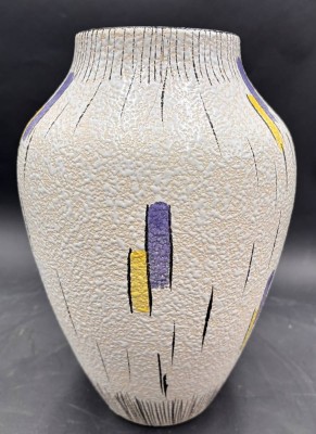 Auktion 369<br>grosse Fat Lava Vase, wohl Bay-Keramik, 60-er Jahre, H-32 cm, West-Germany [1]