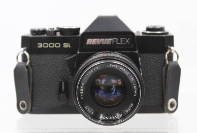 Auktion 369<br>Revueflex 3000 SL, Revuenon 55mm f/1.7 Objektiv, Funktion nicht geprüft [1]