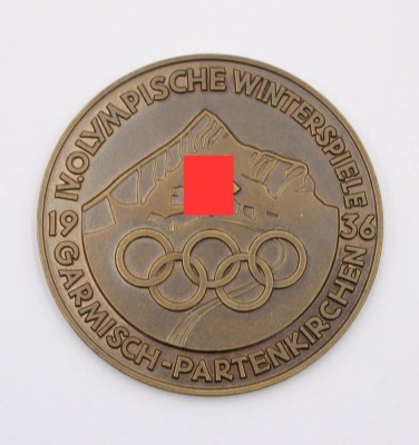 Auktion 369<br>Medaille der IV. Olympischen Winterspiele 1936, aus der Zeit ?, D-6cm [1]