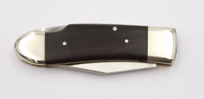 Auktion 369<br>kl. Taschenmesser, C.Schlieper 440, Holz-Griffschalen, zusammengekl. ca. L-8cm [1]
