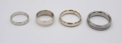 Auktion 369<br>4x div. Silber-Ringe, zus. ca. 18,3gr. [1]