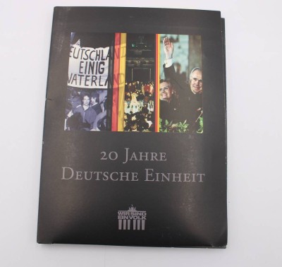 Auktion 369<br>Medaillenset, 20 Jahre Deutsche Einheit, 5 Medaillen aus 333/1000 Silber [1]