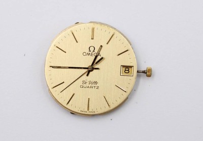 Auktion 369<br>Vintage-Omega De Ville Quarz-Uhrwerk , Werk nicht gerpüft, ca. D-2,8cm [1]