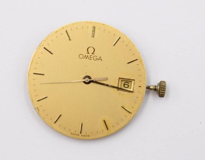 Auktion 369<br>Vintage Omega-Quarz-Uhrwerk, Werk nicht geprüft, D-2,7cm [1]