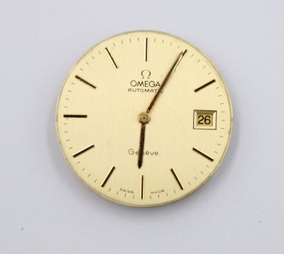Auktion 369<br>Vintage Omega Automatik-Uhrwerk, Krone fehlt, Werk läuft an, D-3cm [1]