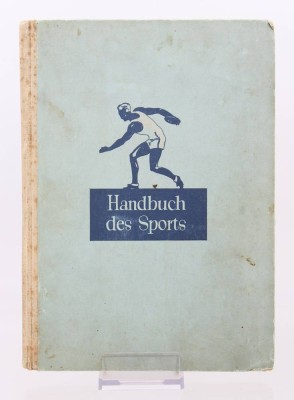 Auktion 369<br>Sammelalbum, Handbuch des Sports, 1 Bild fehlt, Alters-u. Gebrauchsspuren [1]