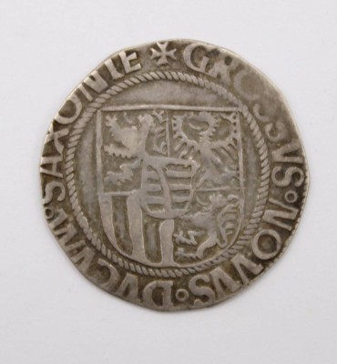 Auktion 369<br>Sachsen, Kurfürstentum Schreckenberger (Engelsgroschen) o.J., ca. 3gr., D-2,6cm [1]