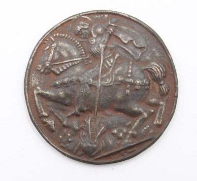 Auktion 369<br>Sankt-Georgs-Medaille, Eisen, D-5,2cm [1]