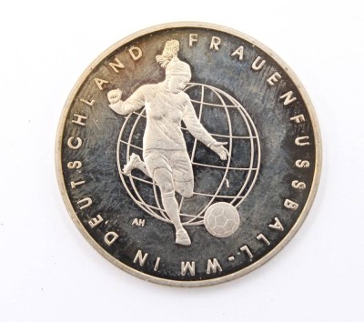 Auktion 369<br>10-Euro-Gedenkmünze, 2011, FIFA Frauen-Fußball-Weltmeisterschaft, Silber 625 [1]
